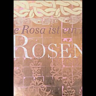 Rosen / 2017 / Acryl and copper leaf on canvas / 100 x 140 cm