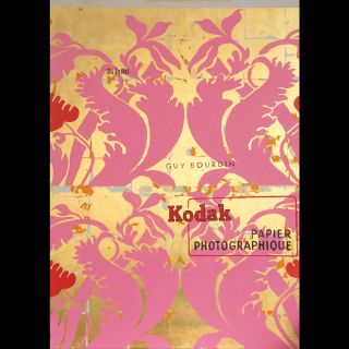 Kodak / 2017 / Acryl and imitation gold leaf on canvas / 100 x 140 cm